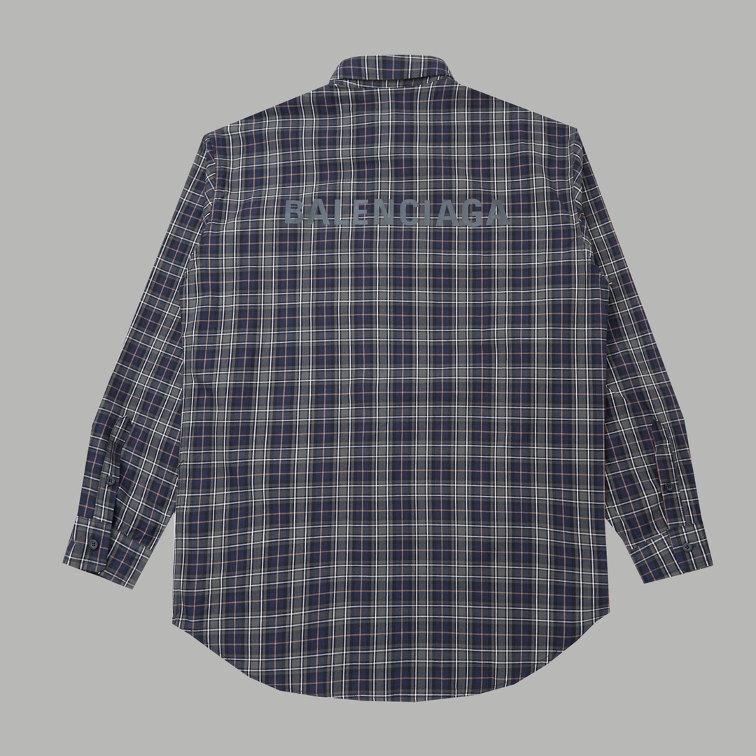 Luxury Paris Fashion Shirt with Detailed Features in Gray – BLCG 25SS Collection - 图片 2