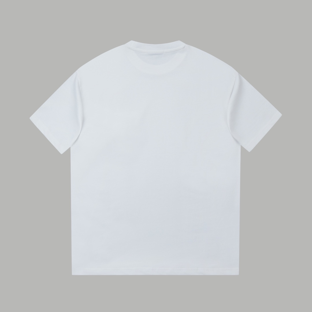 Luxury Cotton T-Shirt with Classic Hardware and Chest Pocket – PRAD* 25SS Collection - 图片 2