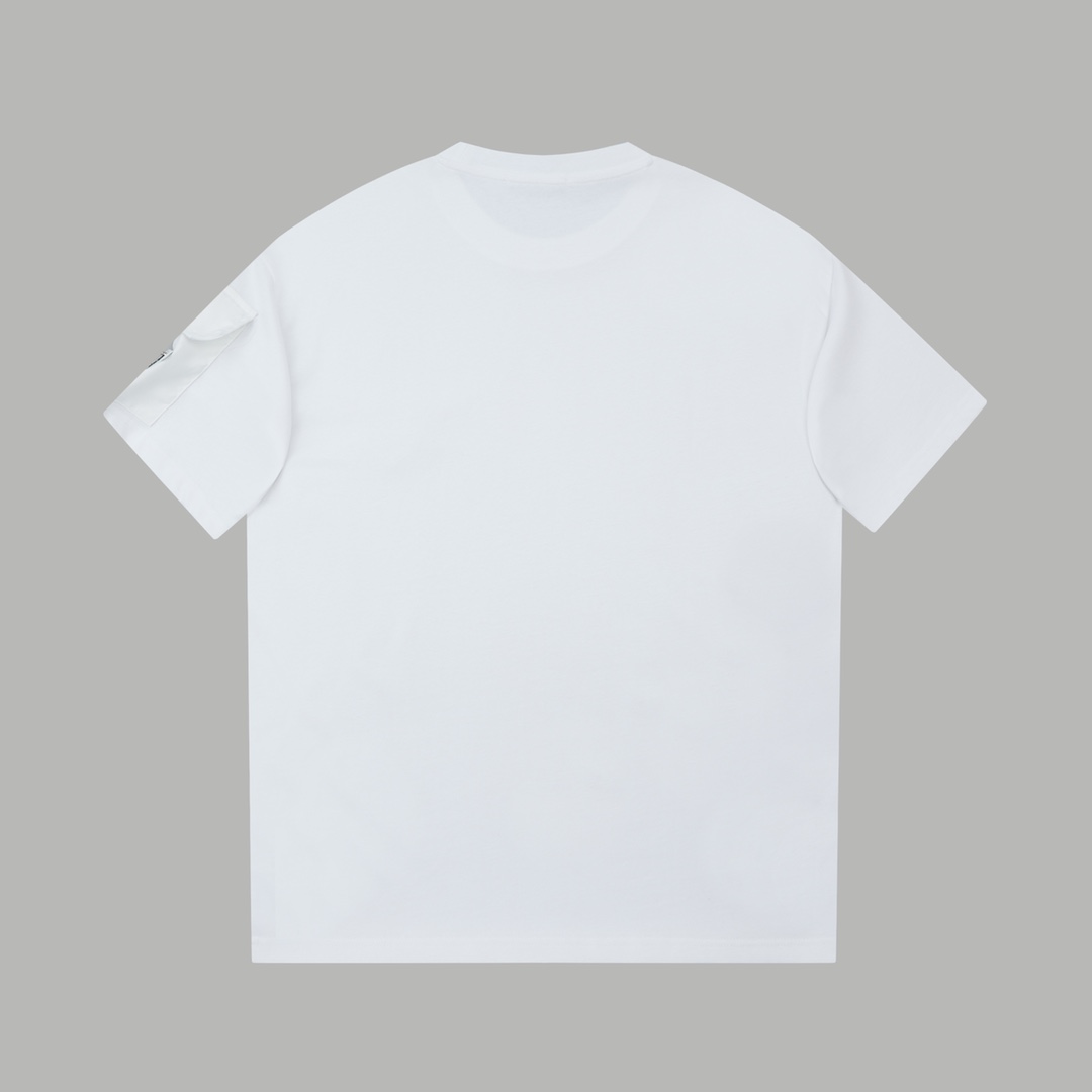 Luxury Cotton Short Sleeve Shirt with Classic Hardware – PRAD* 25SS Collection - 图片 2
