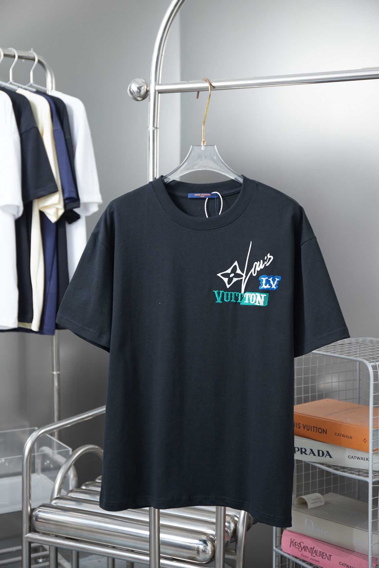 Louis Vuitton Embroidered Logo T-Shirt - Lightweight Luxury, Daily Wear