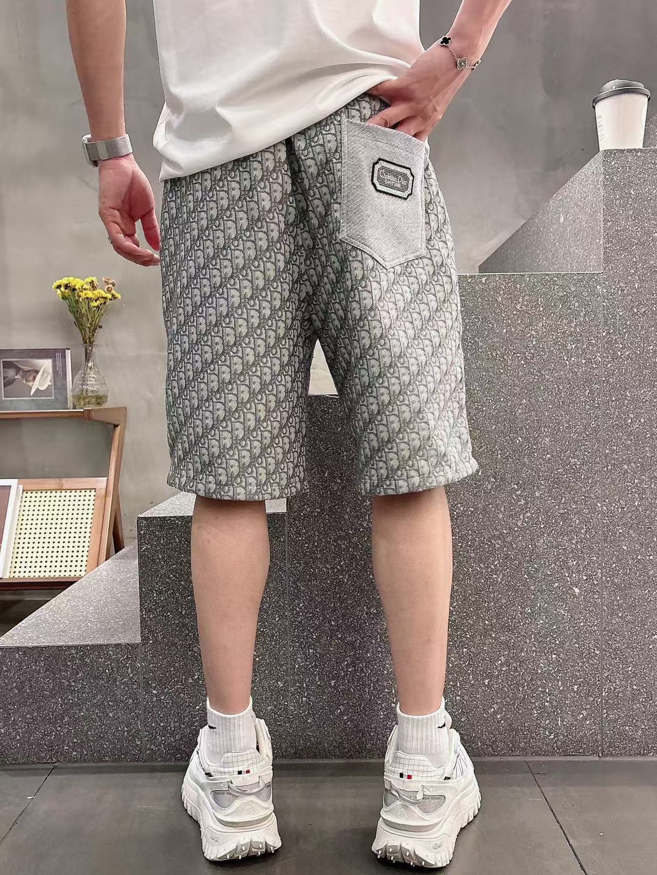 Dior Oblique Jacquard Shorts - Casual Luxury, Perfect for Everyday Wear