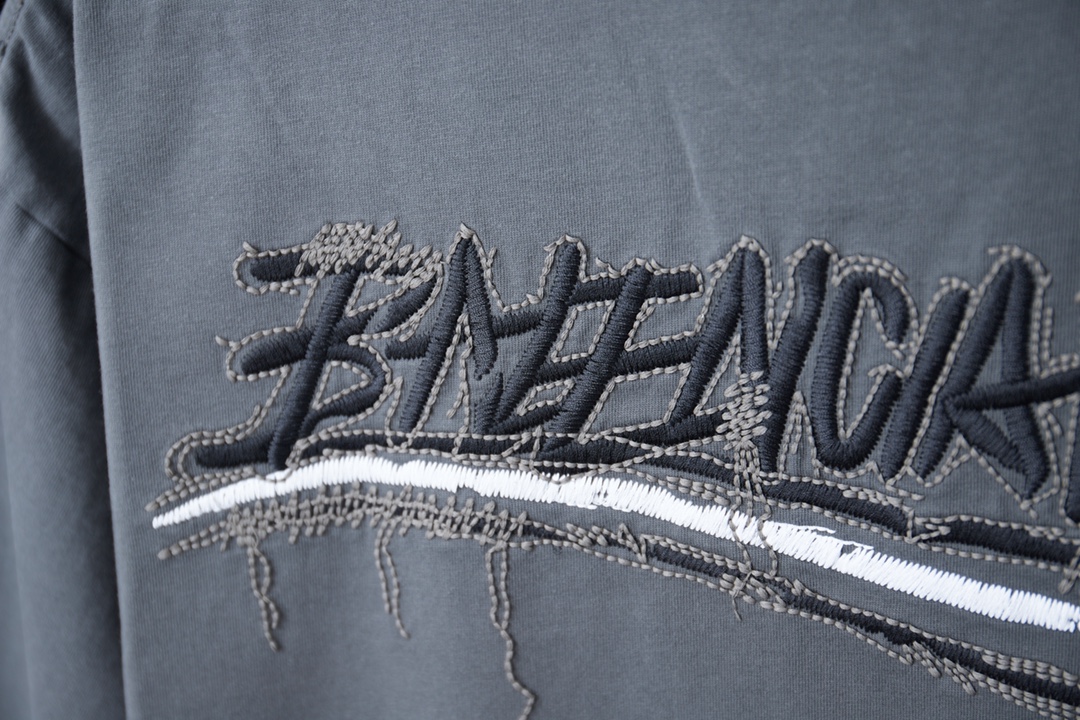 Balenciaga BALELE 巴黎世家 26SS早春新款 字母logo刺绣短袖
