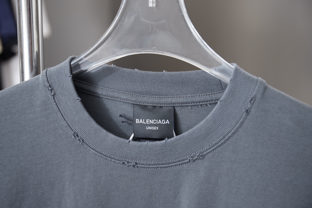 Balenciaga BALELE 巴黎世家 26SS早春新款 字母logo刺绣短袖