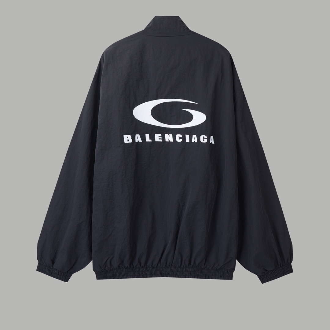 Balenciaga 巴黎世家 𝘽𝘼𝙇𝙀𝙉𝘾𝙄𝘼𝙂𝘼 BLCG 26SS 71前后半环字母刺绣运动套装