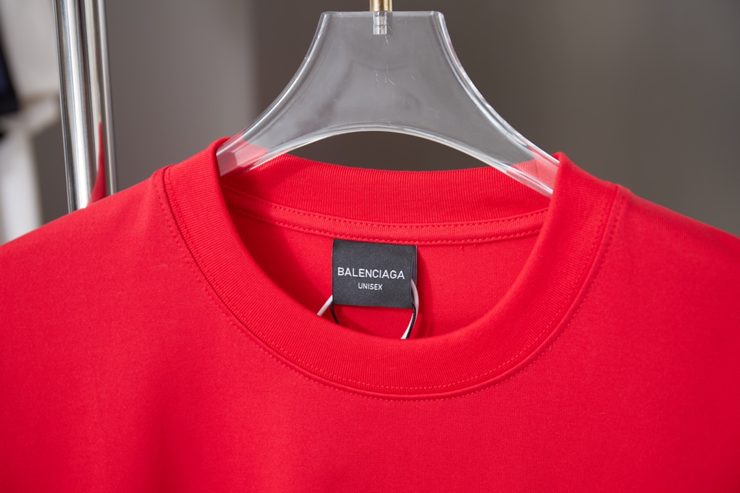 Balenciaga BALELE 巴黎世家 26SS早春新款 马年限定新款 刺绣ogo短袖