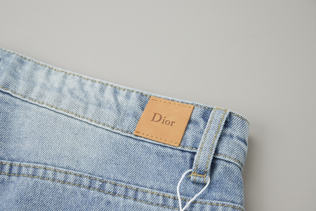 Dior ​​Dior Oblique刺绣牛仔裤​​