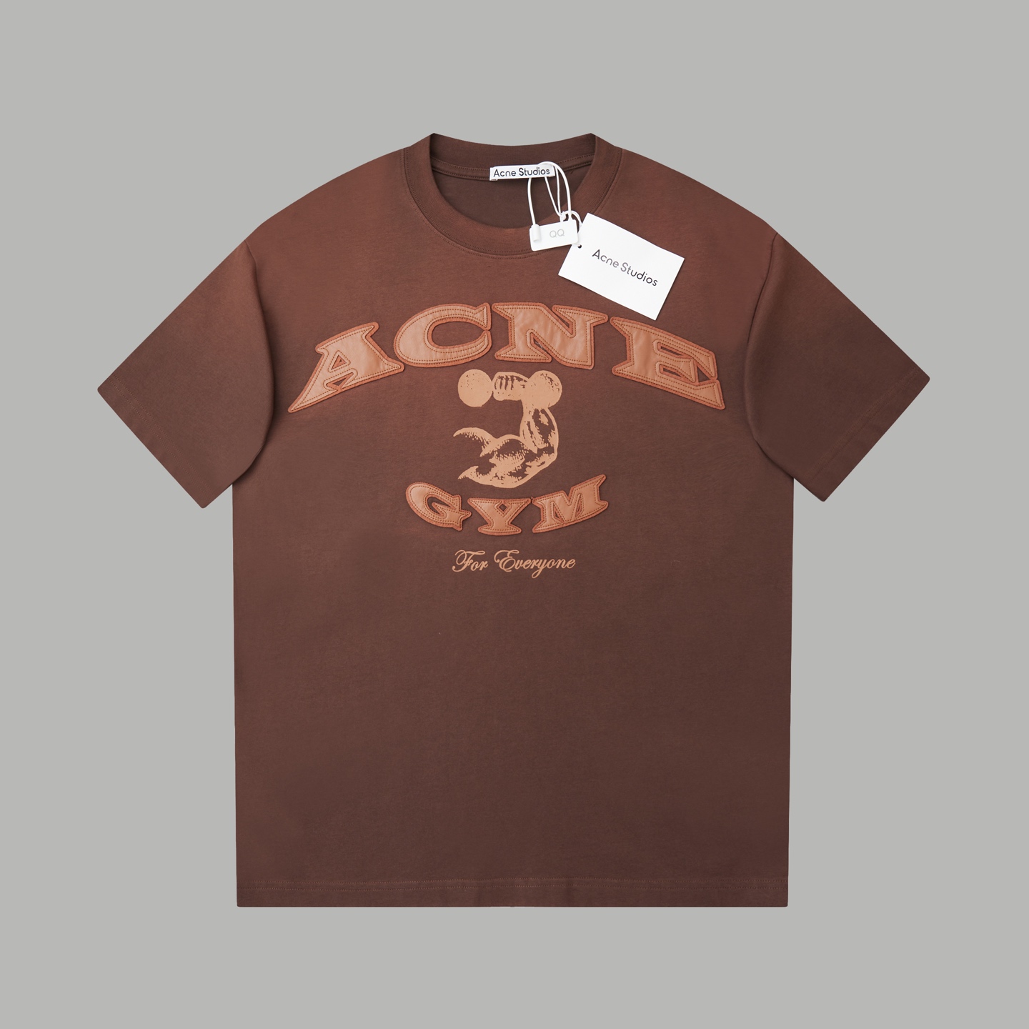 Acne Studios ACNE 26SS早春新款 洗水喷马骝章仔短袖