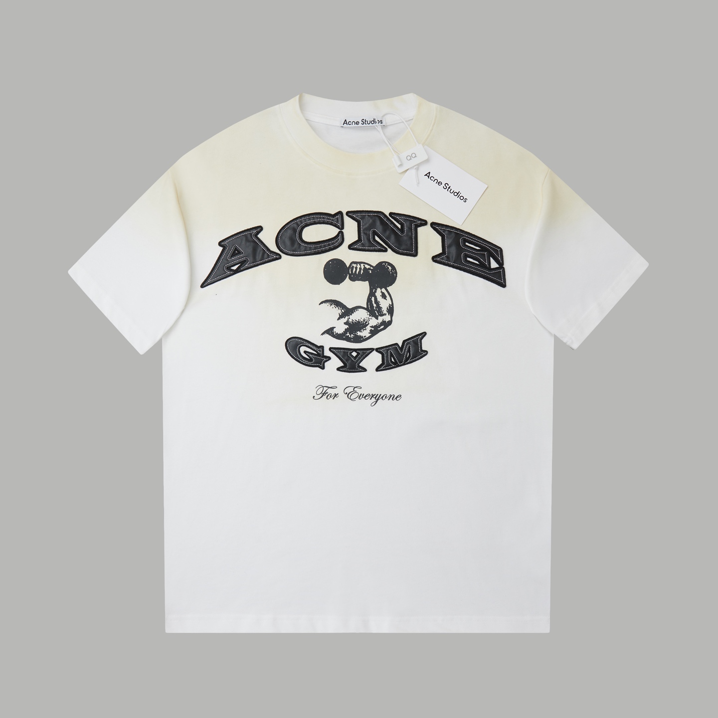 Acne Studios ACNE 26SS早春新款 洗水喷马骝章仔短袖