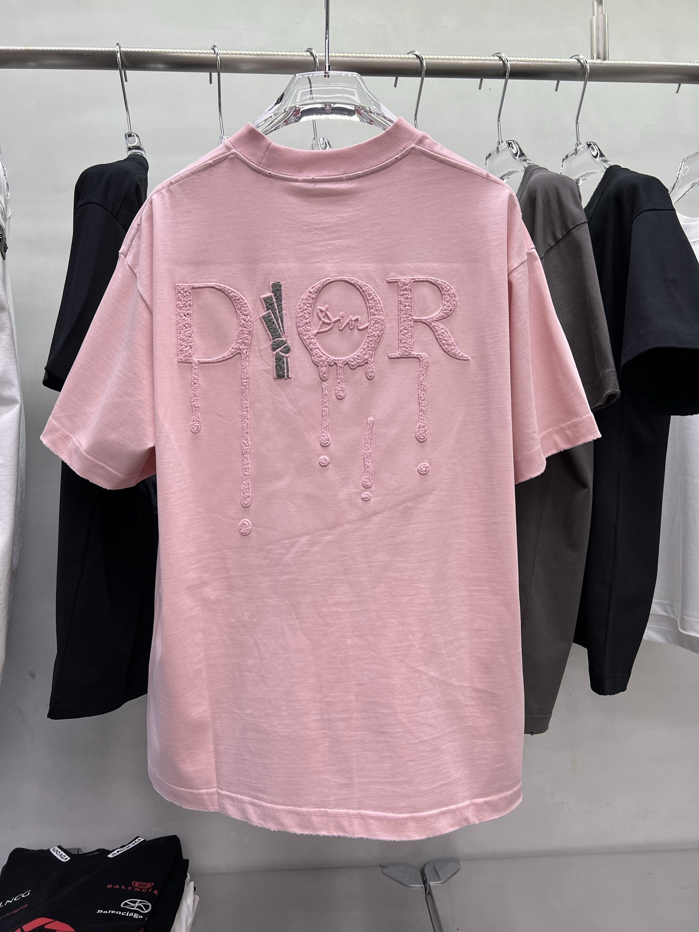 P115Dio nueva camiseta de manga corta con cuello redondo lavada y usada de 320 g, la auténtica es genial, la misma vers…