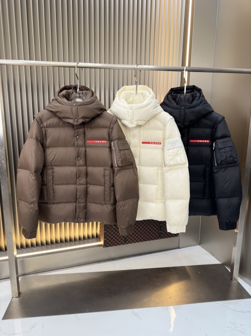 Prada 2025 Fall/Winter Detachable Sleeve Down Jacket - High Quality Replica 1 Prada 2025 Fall/Winter Detachable Sleeve Down Jacket - High Quality Replica