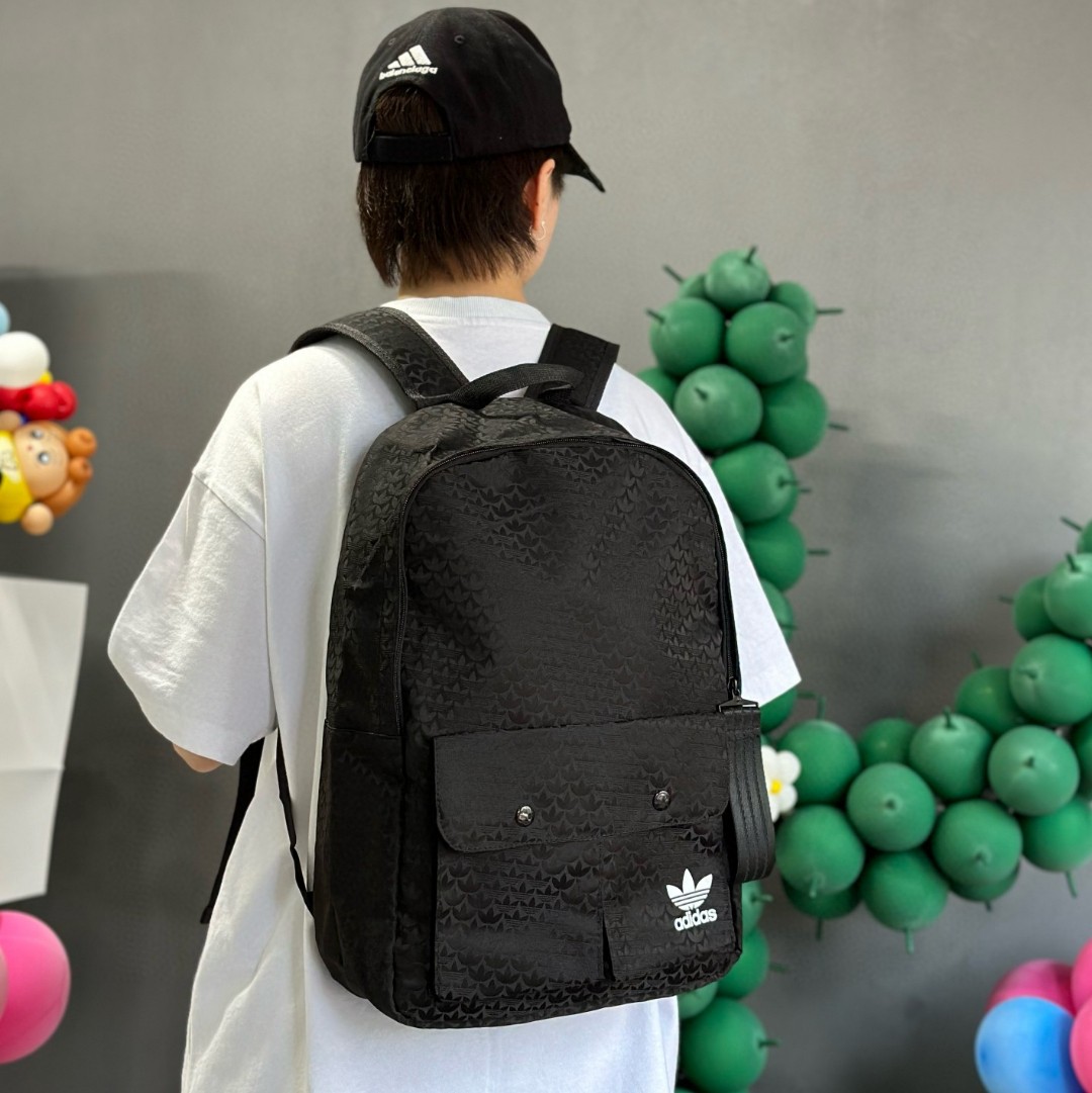 Adidas Originals All-Over Print Backpack / Shoulder Bag, Unisex Student - Bag 5