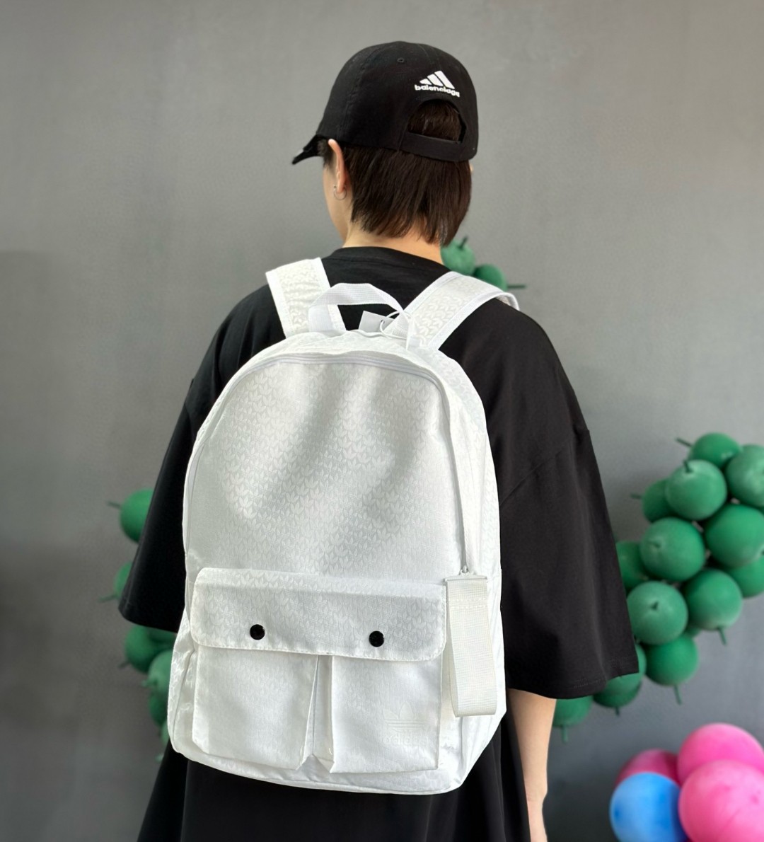 Adidas Originals All-Over Print Backpack / Shoulder Bag, Unisex Student - Bag 2