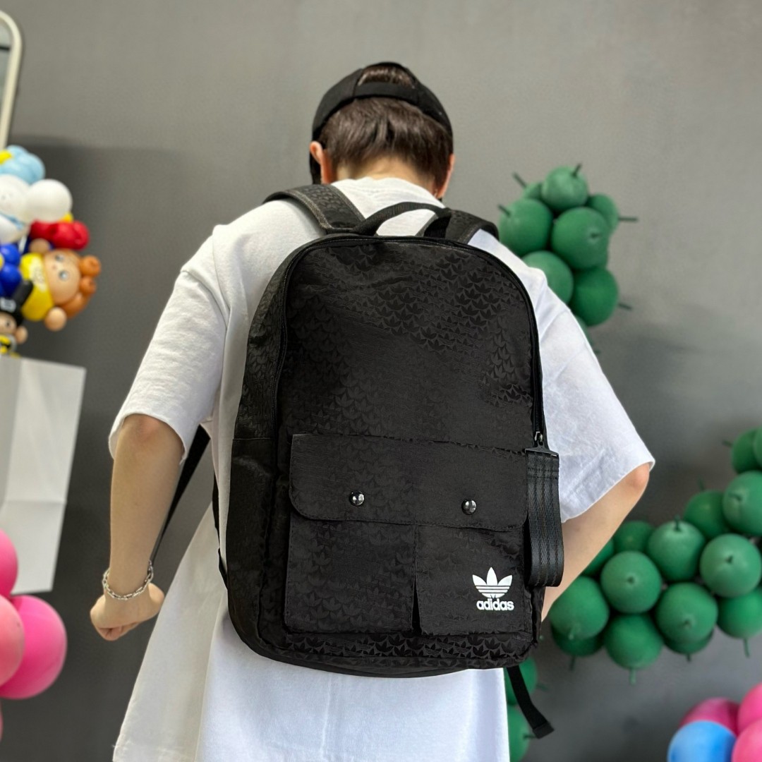 Adidas Originals All-Over Print Backpack / Shoulder Bag, Unisex Student - Bag 7