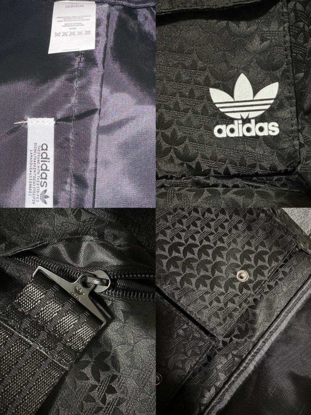 Adidas Originals All-Over Print Backpack / Shoulder Bag, Unisex Student - Bag 9