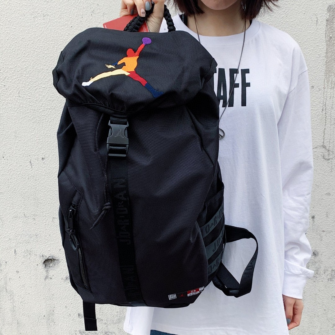 Nike Jordan Rainbow Embroidered Jumpman Backpack (Unisex - Bag 3