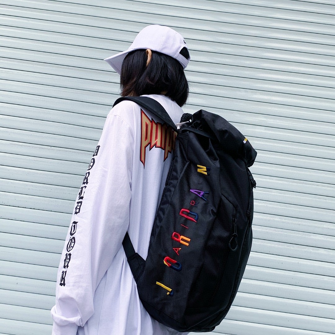 Nike Jordan Rainbow Embroidered Jumpman Backpack (Unisex - Bag 6