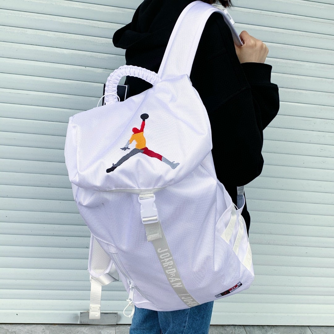 Nike Jordan Rainbow Embroidered Jumpman Backpack (Unisex - Bag 7