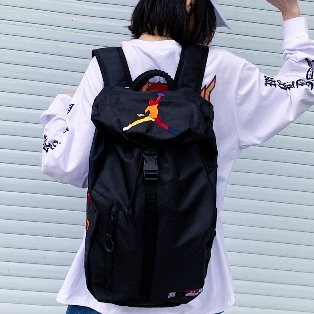 Nike Jordan Rainbow Embroidered Jumpman Backpack (Unisex - Bag 8