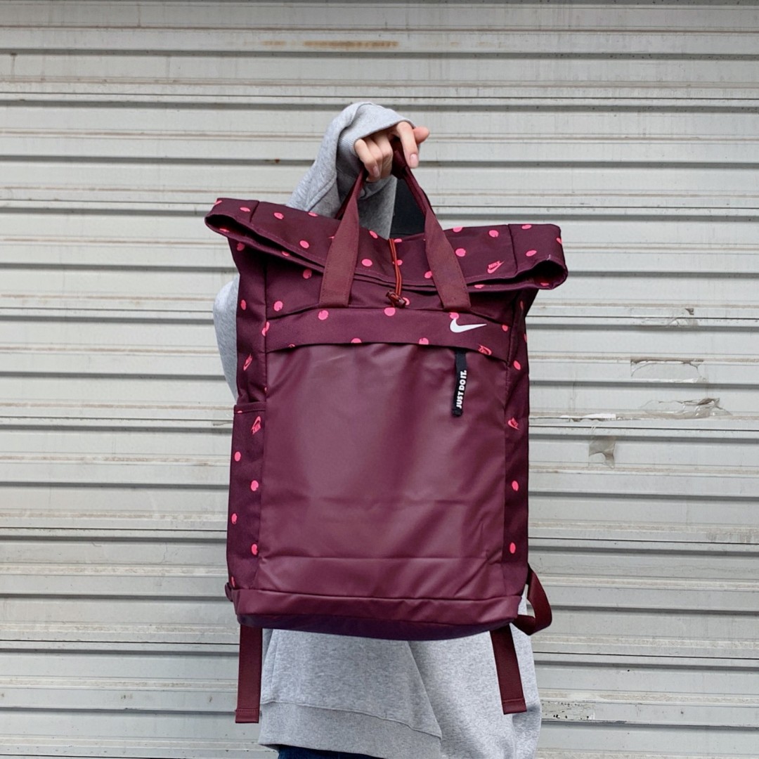 Nike Roll-Top Backpack & Tote Bag / Unisex Student Schoolbag - Bag 5