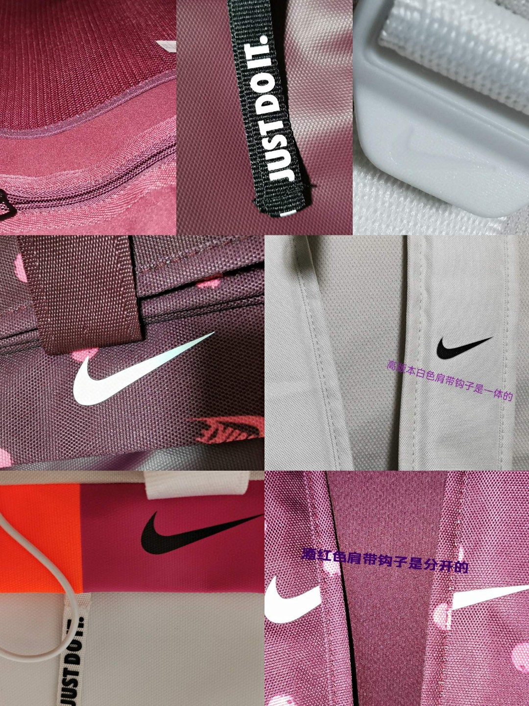 Nike Roll-Top Backpack & Tote Bag / Unisex Student Schoolbag - Bag 9