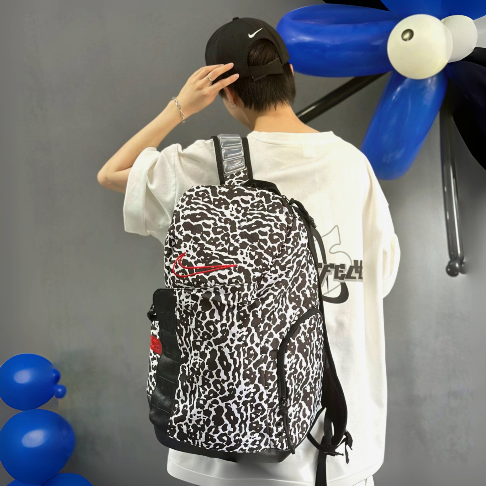 Nike Air Cushion Embroidered Swoosh Elite Backpack / Large-Capacity - Bag 6