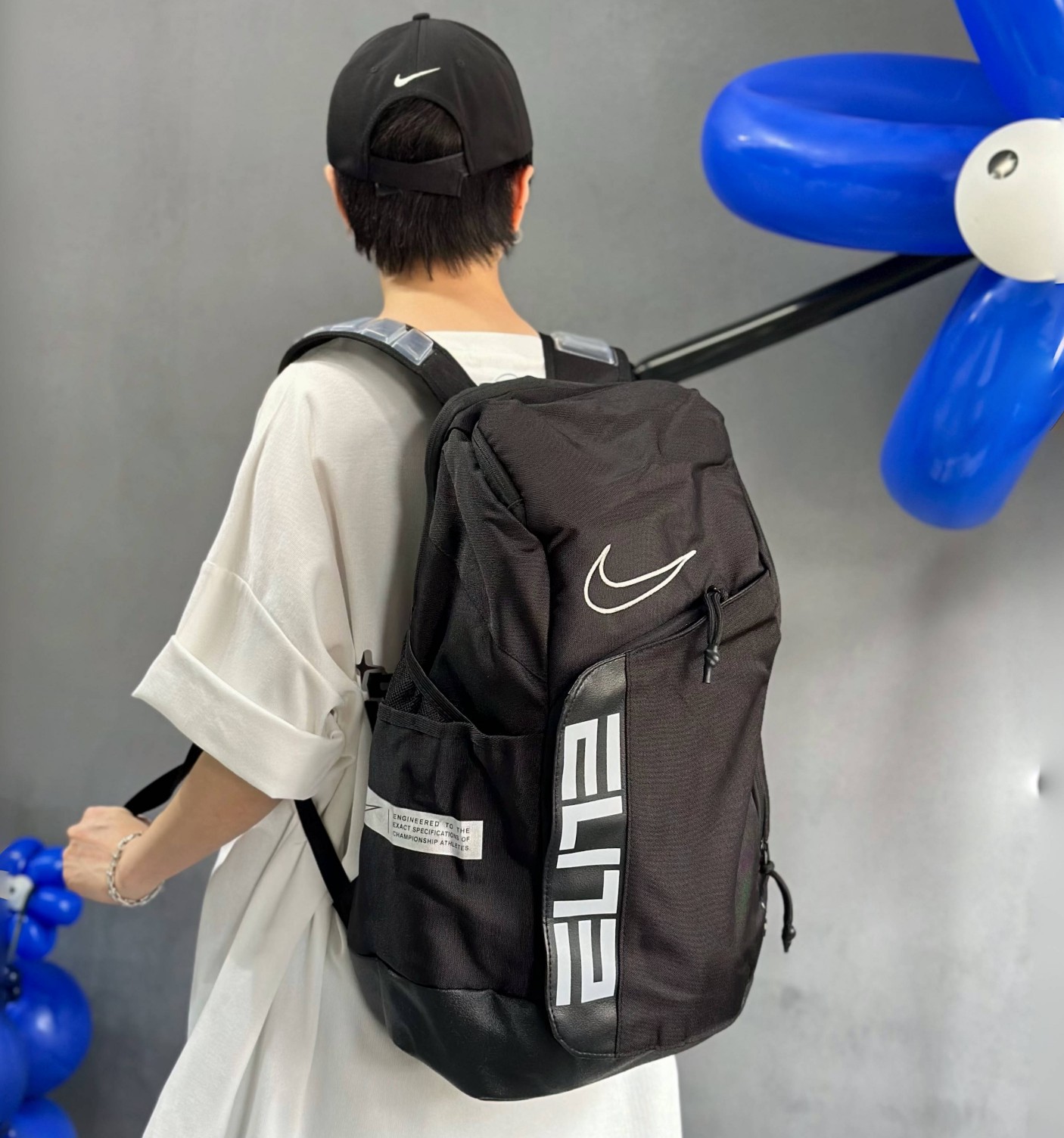 Nike Air Cushion Embroidered Swoosh Elite Backpack / Large-Capacity - Bag 3