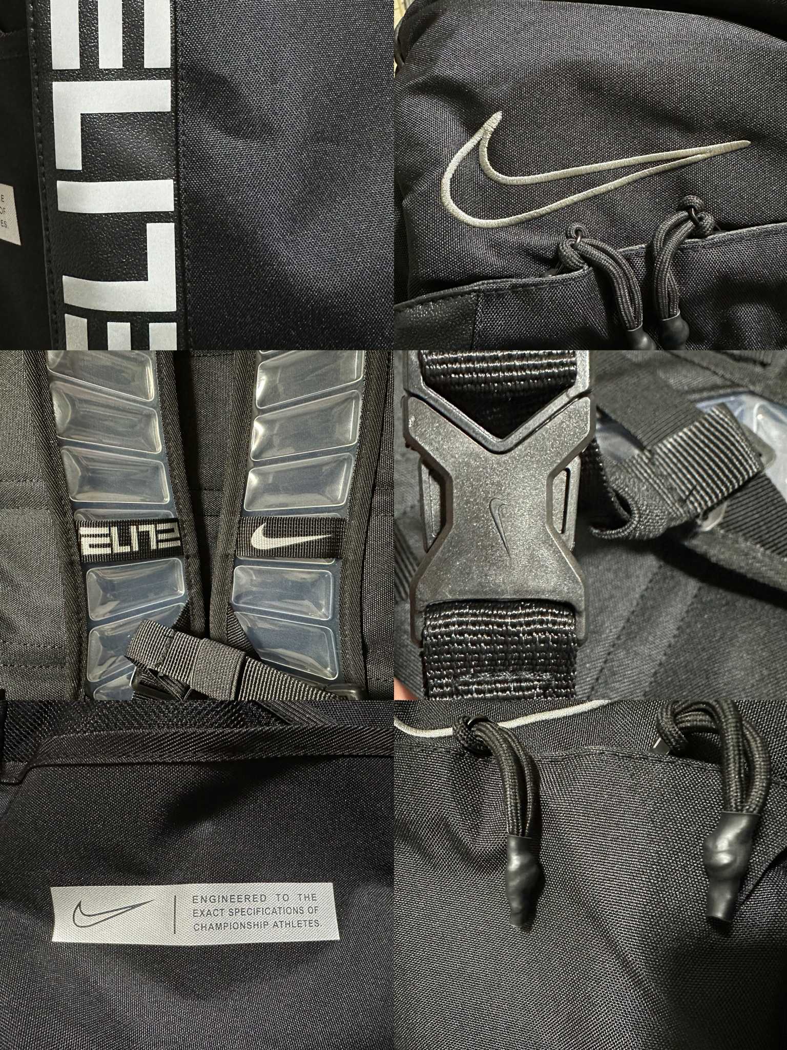 Nike Air Cushion Embroidered Swoosh Elite Backpack / Large-Capacity - Bag 9