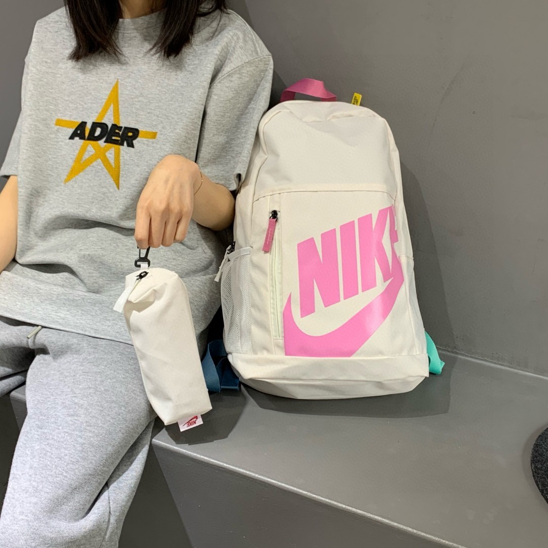 Nike Backpack / Shoulder Bag with Pencil Case Charm for Men and Women - Bag 4