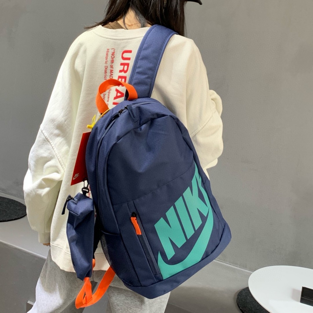 Nike Backpack / Shoulder Bag with Pencil Case Charm for Men and Women - Bag 8