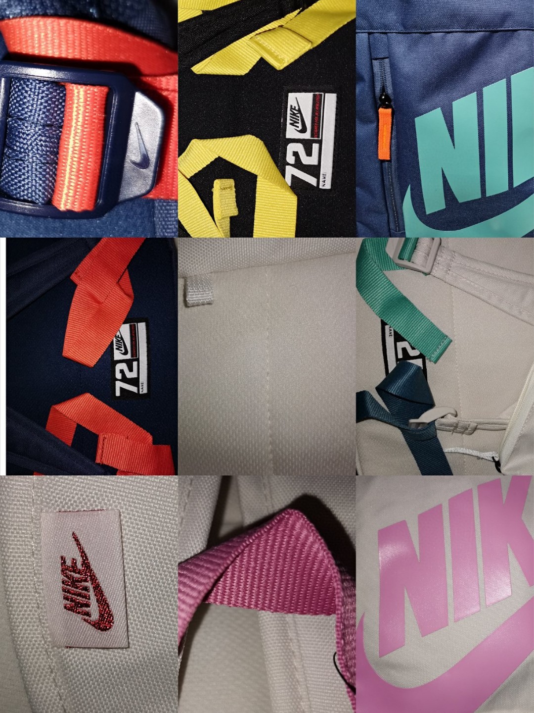 Nike Backpack / Shoulder Bag with Pencil Case Charm for Men and Women - Bag 9