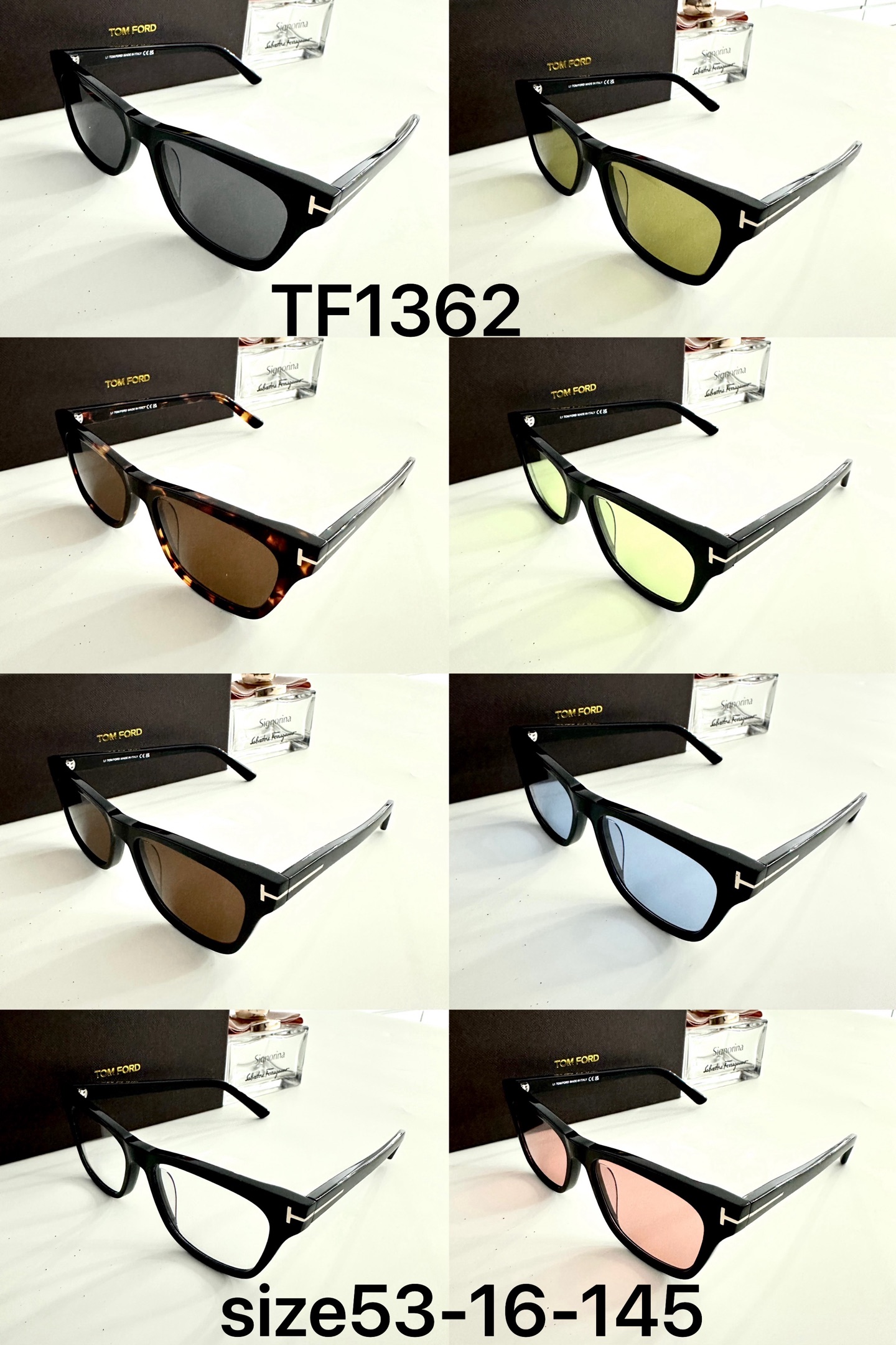 TOM FORD TF1362 Sunglasses Acetate Cat Eye