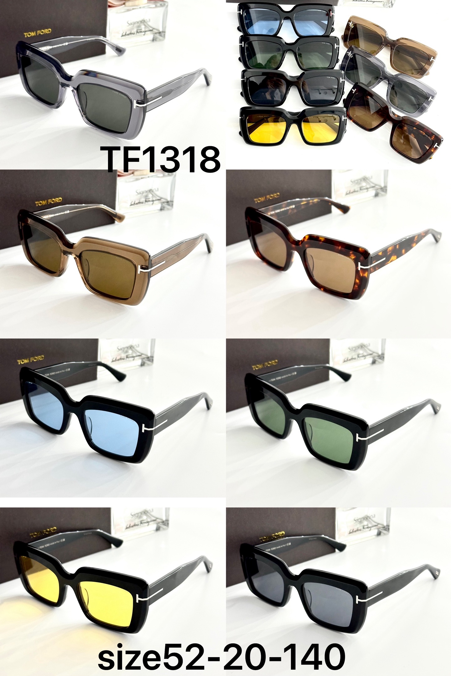 TOM FORD TF1318 Sunglasses Acetate Square