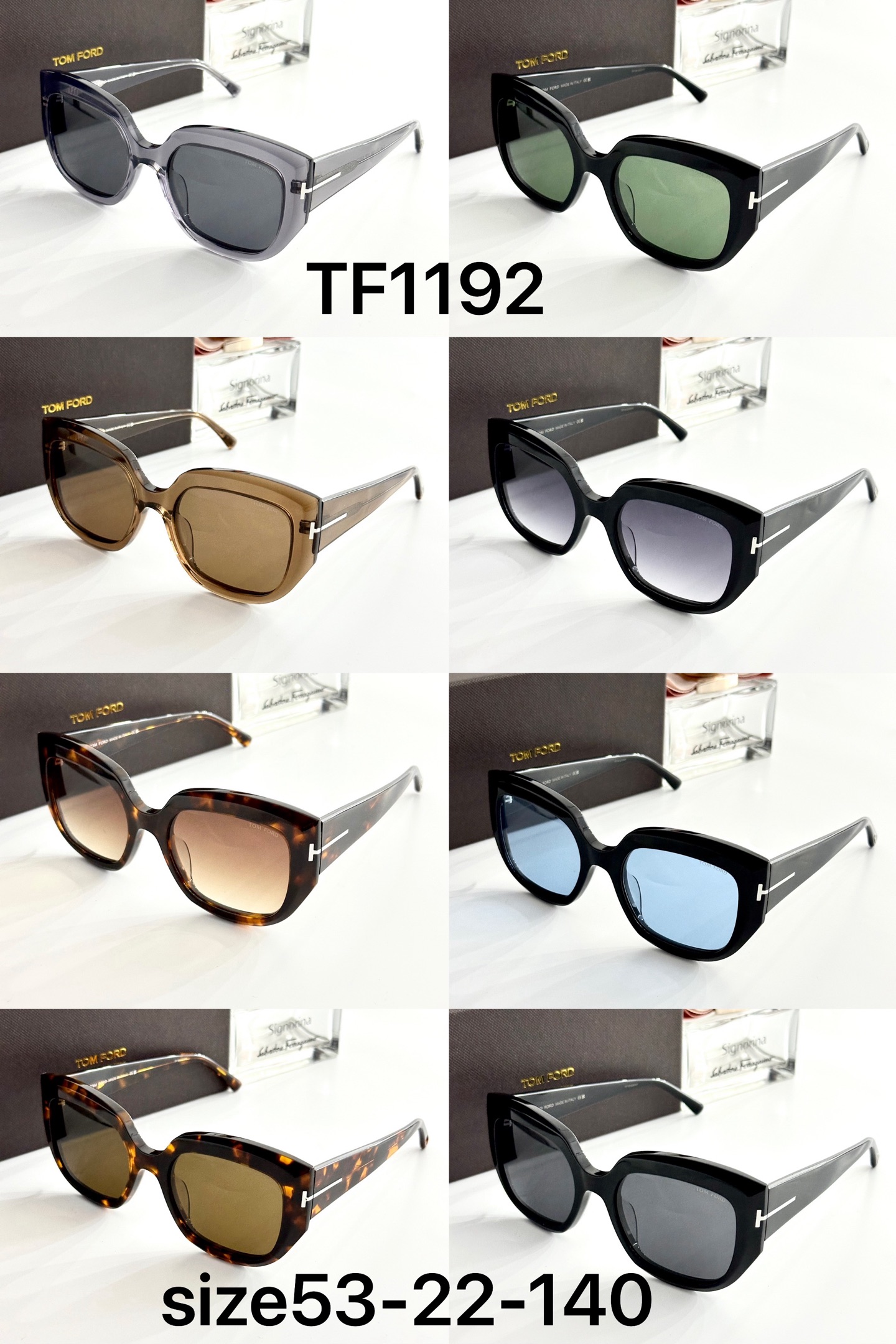 TOM FORD TF1192 Sunglasses Acetate Square