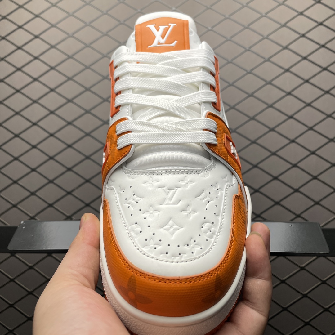 Louis Vuitton 路易威登 LV Trainer 低帮休闲板鞋 海淘同渠道品质 零售 外贸充正专供 购入开发 ZP级全套包装 完美楦型 9