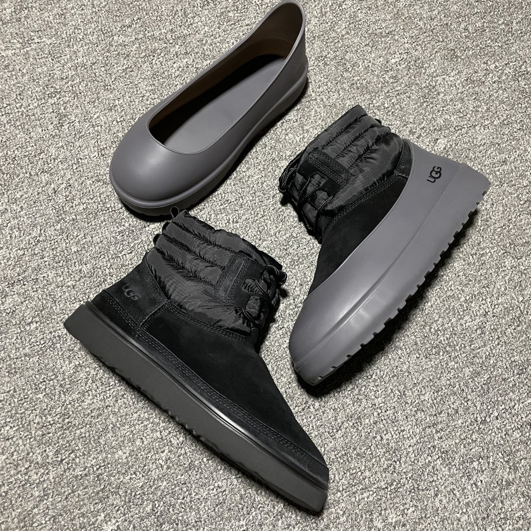 图片[4]-平台外贸专供品质 男女鞋 UGG Mini Lace-Up Weather 两用可拆卸 冬季中性款雪地靴 1120849 高端外贸混M 海淘代购高端零售专供 组合中底轻便防滑 真羊皮毛一体 尺码：35 36 37 38 39 40 41 42 43 44 45 46-选品中心