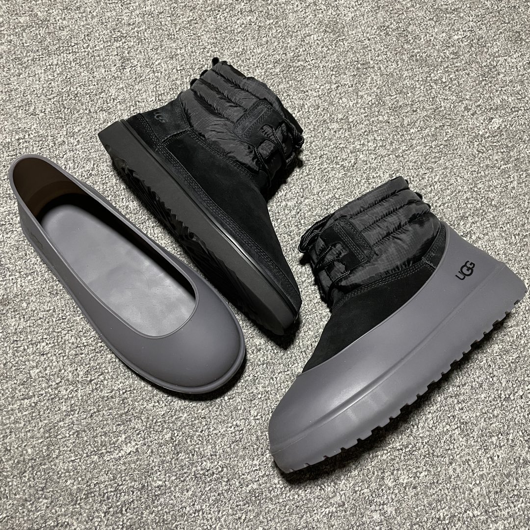 图片[6]-平台外贸专供品质 男女鞋 UGG Mini Lace-Up Weather 两用可拆卸 冬季中性款雪地靴 1120849 高端外贸混M 海淘代购高端零售专供 组合中底轻便防滑 真羊皮毛一体 尺码：35 36 37 38 39 40 41 42 43 44 45 46-选品中心