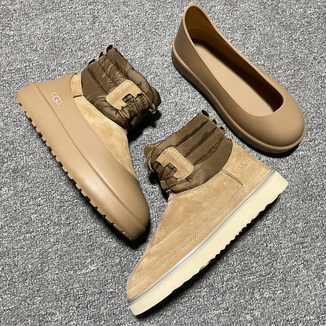 图片[6]-平台外贸专供品质 男女鞋 UGG Mini Lace-Up Weather 两用可拆卸 冬季中性款雪地靴 1120849 高端外贸混M 海淘代购高端零售专供 组合中底轻便防滑 真羊皮毛一体 尺码：35 36 37 38 39 40 41 42 43 44 45 46-选品中心