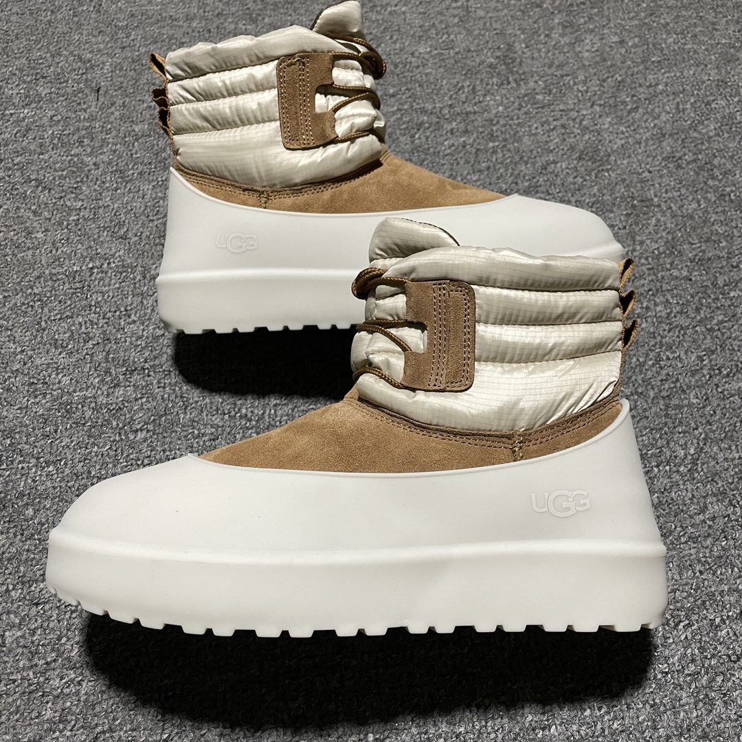 平台外贸专供品质 男女鞋 UGG Mini Lace-Up Weather 两用可拆卸 冬季中性款雪地靴 1120849 高端外贸混M 海淘代购高端零售专供 组合中底轻便防滑 真羊皮毛一体 尺码：35 36 37 38 39 40 41 42 43 44 45 46-选品中心