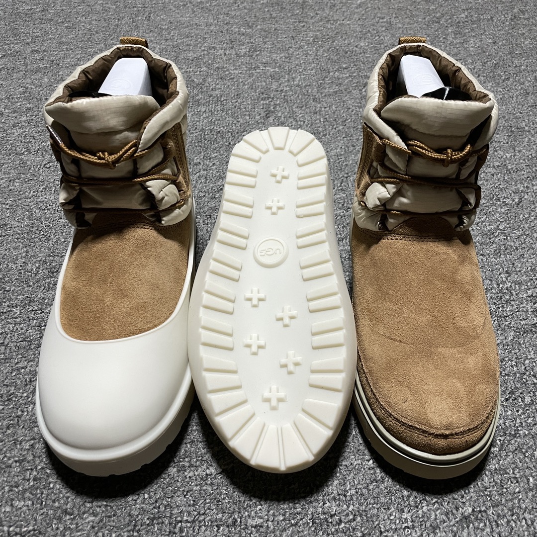 图片[2]-平台外贸专供品质 男女鞋 UGG Mini Lace-Up Weather 两用可拆卸 冬季中性款雪地靴 1120849 高端外贸混M 海淘代购高端零售专供 组合中底轻便防滑 真羊皮毛一体 尺码：35 36 37 38 39 40 41 42 43 44 45 46-选品中心