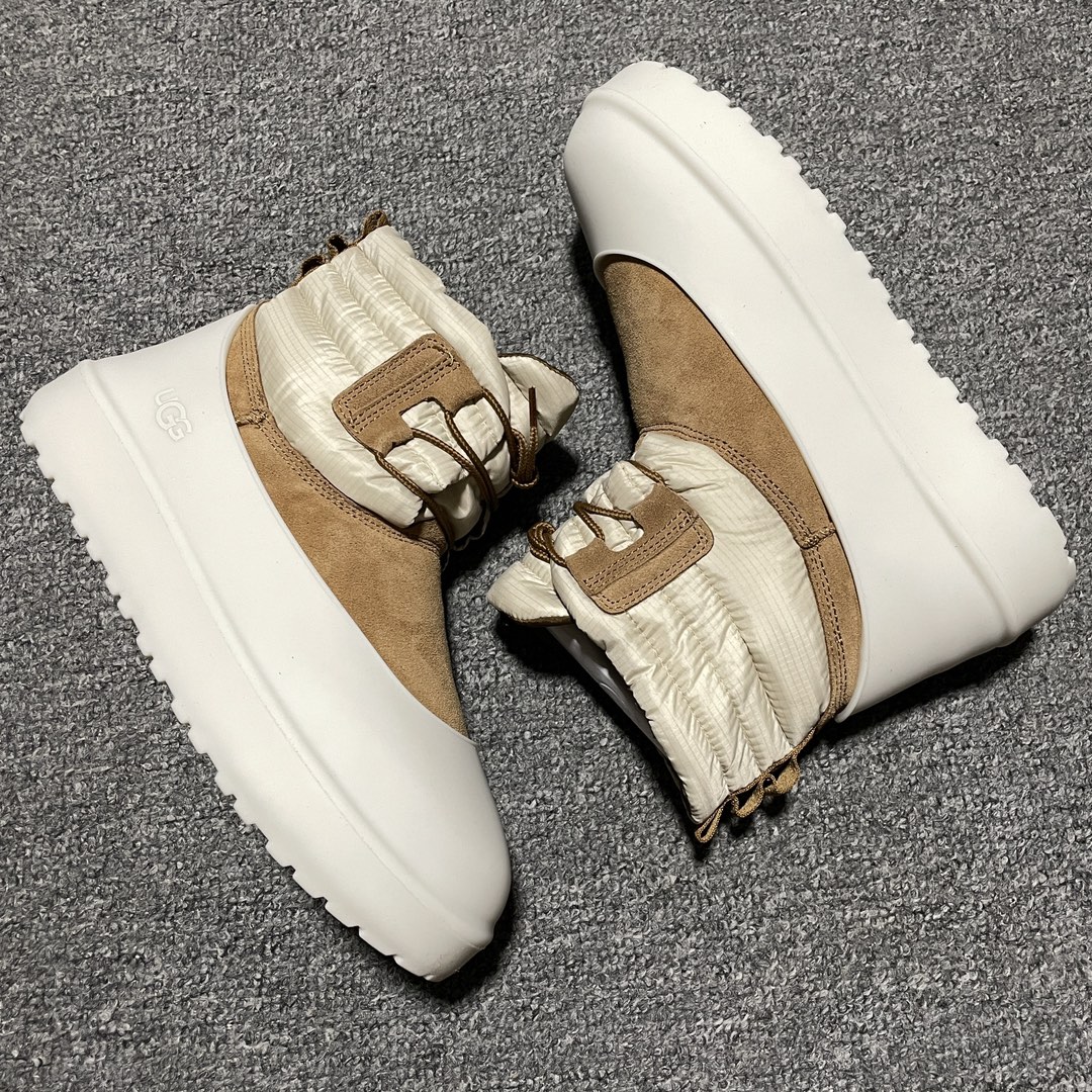 图片[4]-平台外贸专供品质 男女鞋 UGG Mini Lace-Up Weather 两用可拆卸 冬季中性款雪地靴 1120849 高端外贸混M 海淘代购高端零售专供 组合中底轻便防滑 真羊皮毛一体 尺码：35 36 37 38 39 40 41 42 43 44 45 46-选品中心