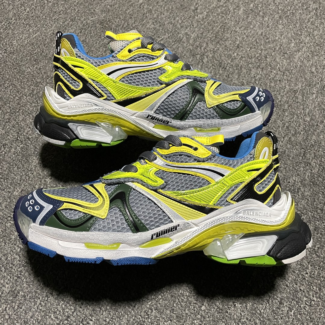 Balenciaga巴黎世家Runner2破坏风手工做旧款复古老爹鞋全新外贸VG版本核心配合工厂优势供应