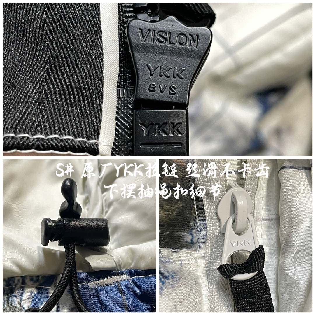 图片[4]-福利特价🔥S版 TNF 北面 Nuptse 地球款 袖标羽绒服 韩国出口同批次订单 高端零售 平台专供品质 刺绣采用进口田岛绣花 采用进口7号针 日本女皇绣线 保证每字饱满工 立体感清晰 内里填充国标羽绒，保暖性能更出色，轻便不厚重，压缩后的蓬松度恢复性好 原厂定制40D格子四级防水布料，内胆采用40T高密度胆布，防跑绒 并保证手感及膨松度，内里采用尼龙Nylon双重双层封禁设计，不会出现任何跑绒现象，内置抽拉绳扣的可调节下摆，可防风防寒 拉链采用吉田YKK原厂定制，刻字清晰，拉感完美顺滑不卡齿 辅料及扣子均采用原版一样铜芯弹簧【非市面铁芯弹簧】品质可随意对比 尺码：XS S M L XL XXL-选品中心