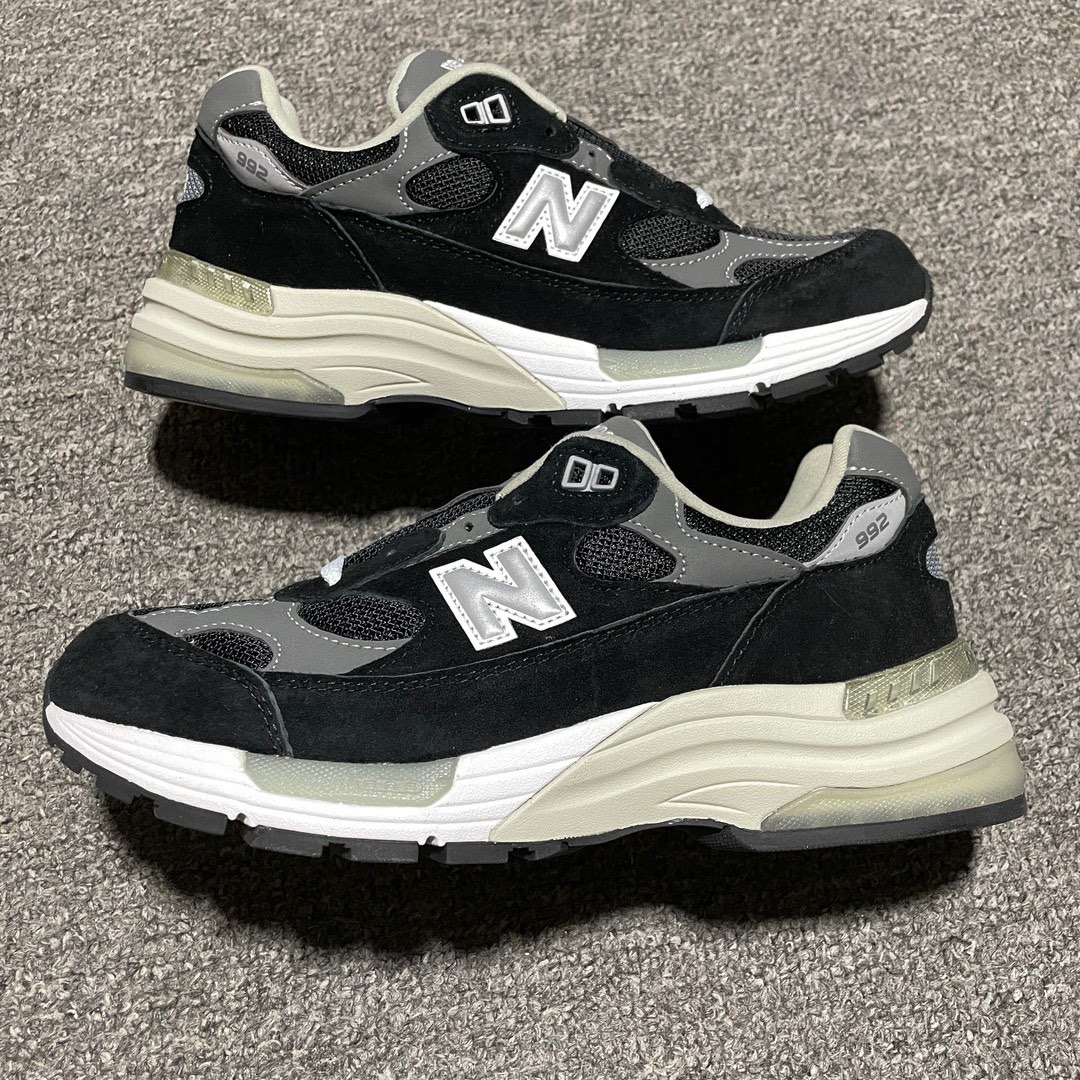 福利特价UP纯原版本NewBalance新百伦M992复古休闲跑步鞋真正原厂数据开发正确卡色皮料冲裁组合