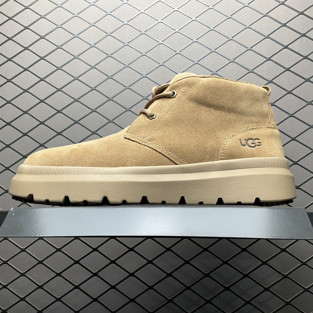 平台外贸专供 UGG Burleigh Chukka 男士中帮雪地靴 1151773 十年品牌制鞋代工厂生产线出品 注重每一处细节 隆丰A级真羊皮毛一体 完全遵循ZP工艺流程打造 尺码：40 41 42 43 44 45-选品中心