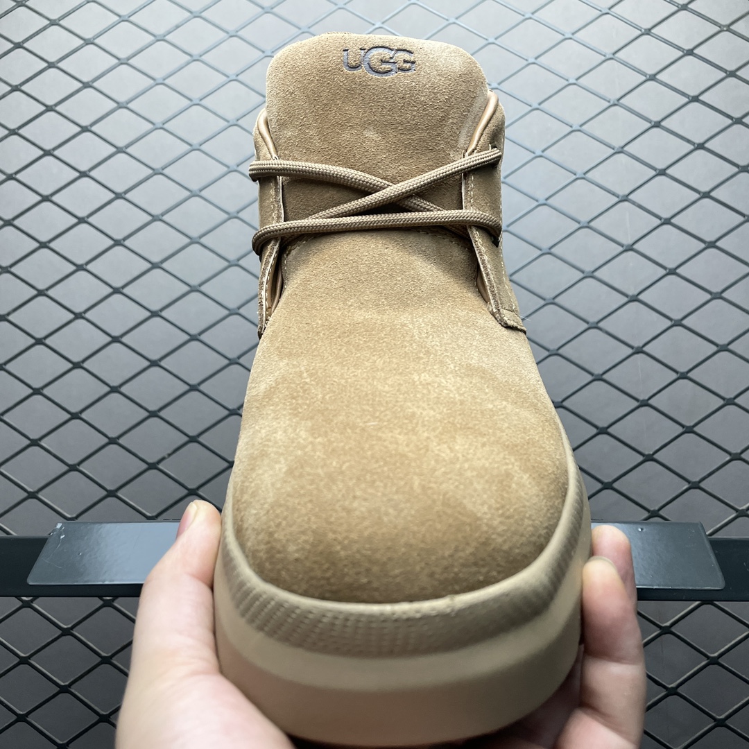 图片[9]-平台外贸专供 UGG Burleigh Chukka 男士中帮雪地靴 1151773 十年品牌制鞋代工厂生产线出品 注重每一处细节 隆丰A级真羊皮毛一体 完全遵循ZP工艺流程打造 尺码：40 41 42 43 44 45-选品中心