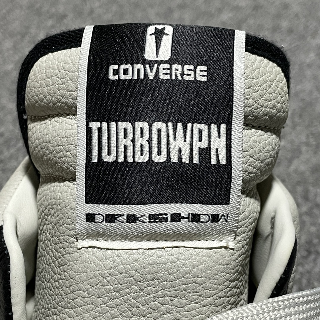  纯原 Converse x Rickowens x瑞克欧文斯匡威联名 厚底高帮休闲板鞋 平台外贸 高端