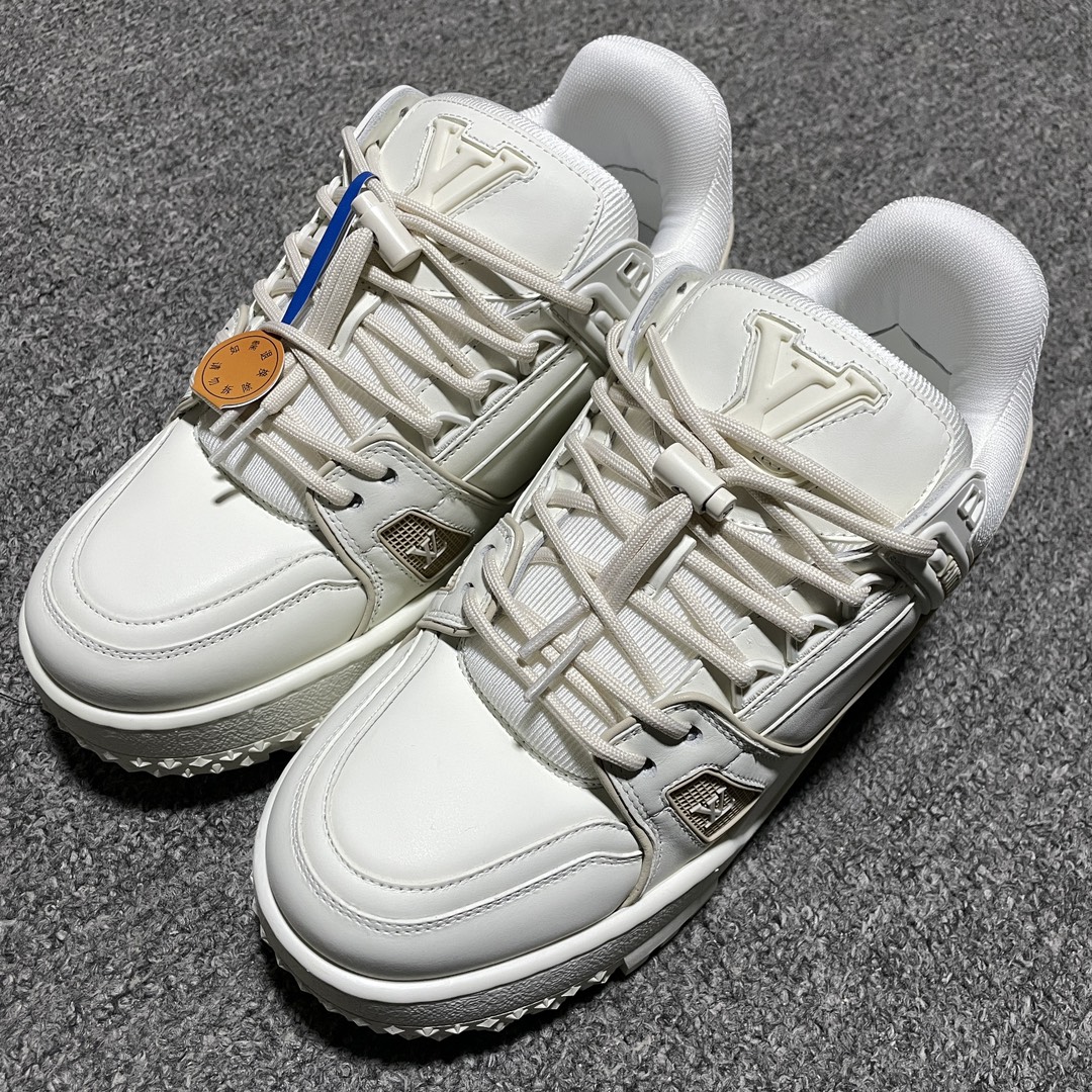 本地自取 合作私密 Louis Vuitton LV 路易威登 Trainer Maxi 胖丁 低帮休闲板鞋 全新私人订单 海淘同渠道 4