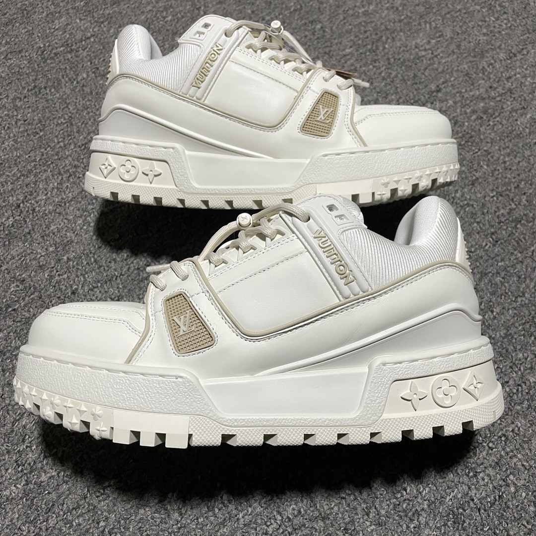 本地自取 合作私密 Louis Vuitton LV 路易威登 Trainer Maxi 胖丁 低帮休闲板鞋 全新私人订单 海淘同渠道 2