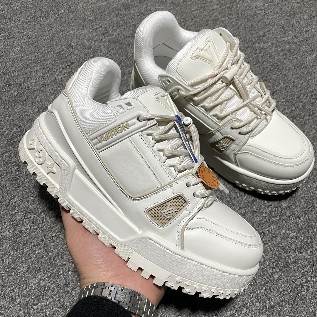 本地自取 合作私密 Louis Vuitton LV 路易威登 Trainer Maxi 胖丁 低帮休闲板鞋 全新私人订单 海淘同渠道 6