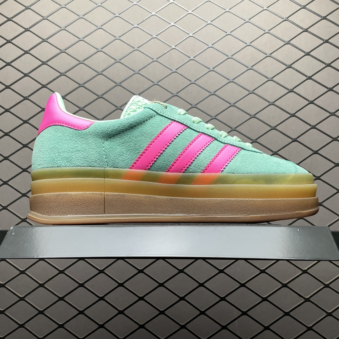 本地自取 AD 阿迪 Gazelle Bold 厚底休闲板鞋 H06125 公司级品质 区别市面先行通货版本 尺码:35.5 36 36.5 3